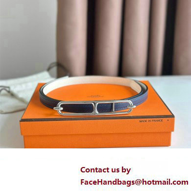 Hermes Roulis belt buckle  &  Reversible leather strap 13 mm 04 2023